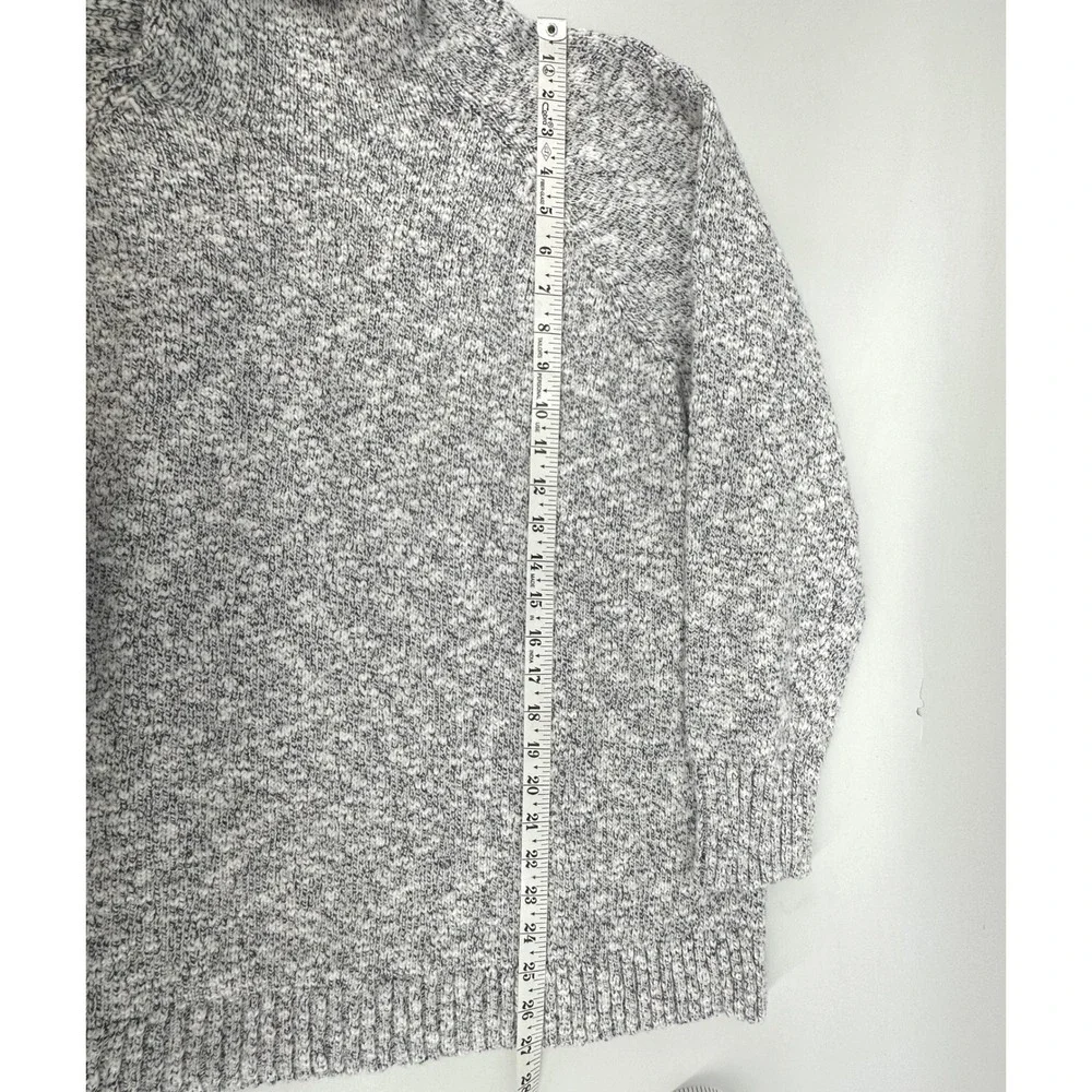 L.L. Bean Cotton Ragg Sweater Funnelneck Pullover Womens Roll Neck Cotton 2X - Picture 10 of 11